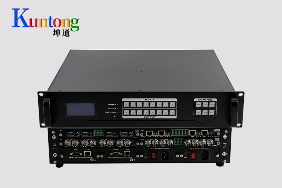 Kuntong坤通KTM-MIX-0808混合矩阵——8路进出，中小型视频会议切换神器